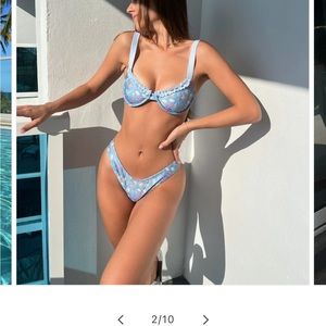 Brand new, never worn Strawberry milk mon bathing suit